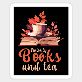 Fueled By Books And Tea Magnet